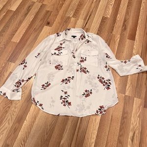 Ann Taylor Floral Print Blouse